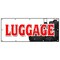 Signmission LUGGAGE BANNER SIGN designer name brands leather discount handbags sale B-120 Luggage - alternate 1